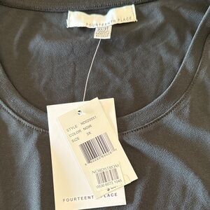 Fourteenth Place Black Top - Size 3X